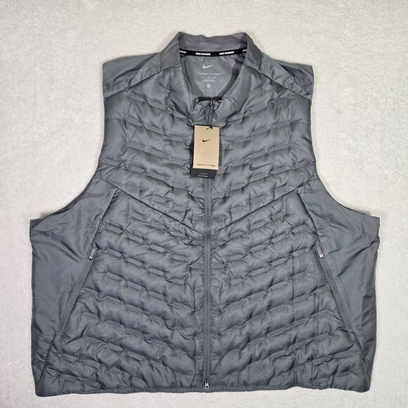 Nike Therma-FIT ADV Repel Down AeroLoft Running Vest Mens 4XL FB7542-084 $190 - Picture 1 of 9